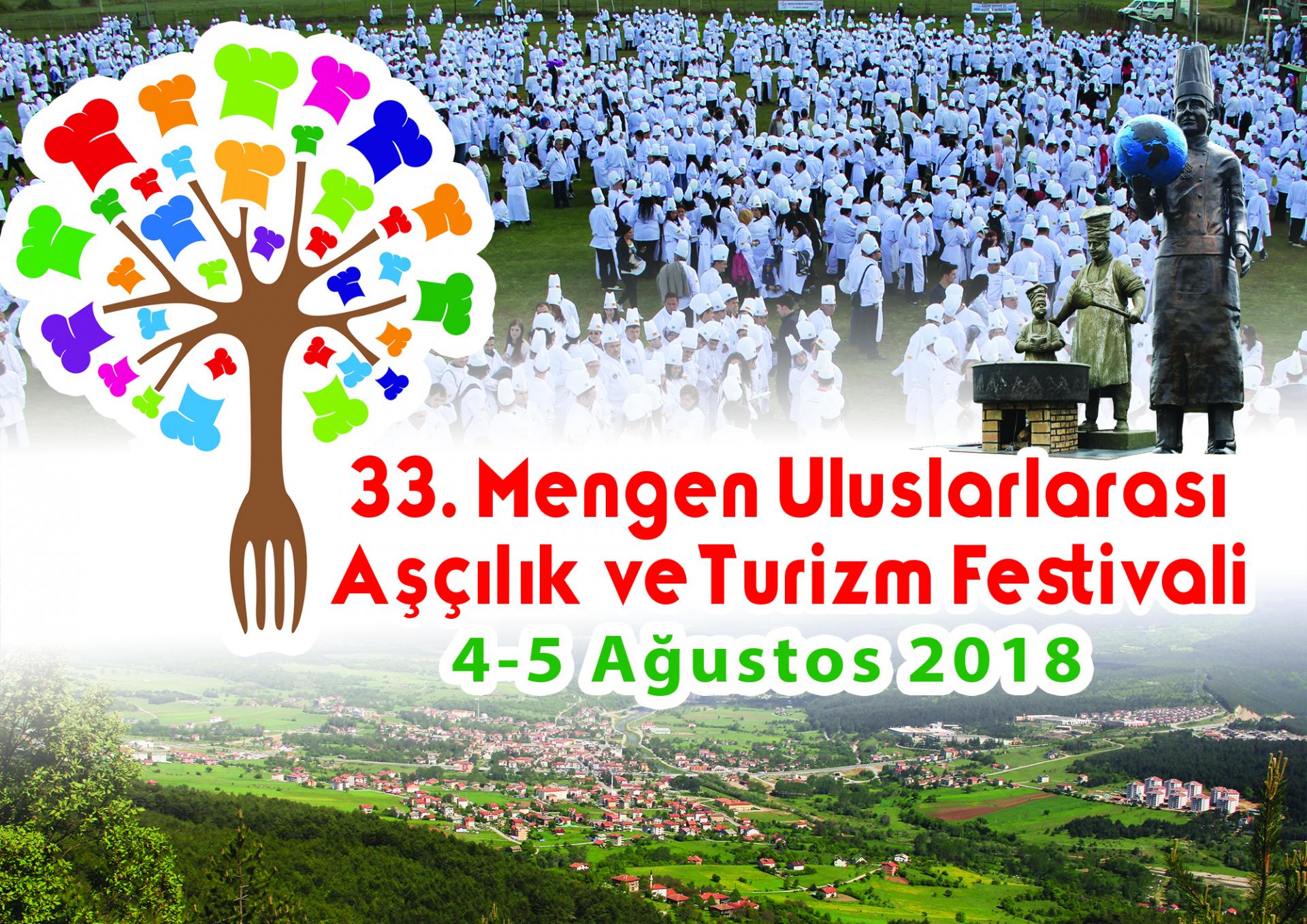33. Mengen Uluslararası Aşçılık ve Turizm Festivali 4 – 5 Ağustos 2018 ‘de Yapılacak