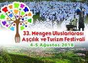 33. Mengen Uluslararası Aşçılık ve Turizm Festivali 4 – 5 Ağustos 2018 ‘de Yapılacak