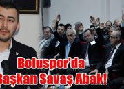 PTT 1. Lig Boluspor’da Savaş Abak Başkan Seçildi