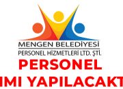 Mengen Belediyesi Personel Alımı Yapacak