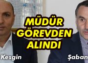 Bolu Orman Bölge Müdürü Hasan Kesgin Görevinden Alındı